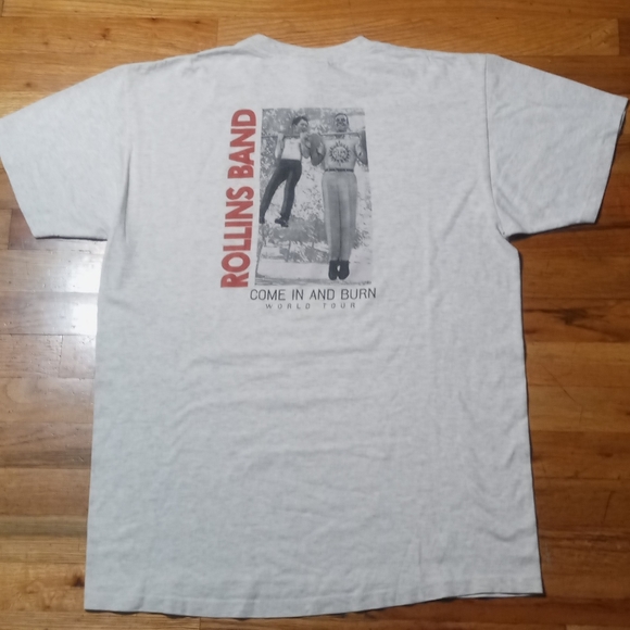 vintage Rollins Band Touch your Fear Come in and Burn Tour single stitch t shirt - Picture 7 of 8
